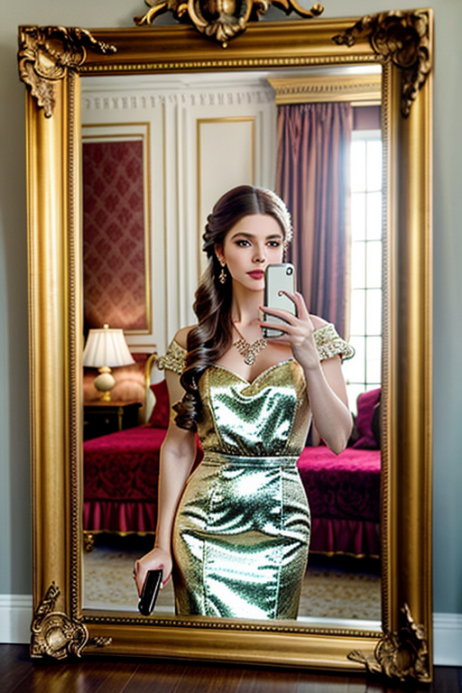 mirror selfie girl images