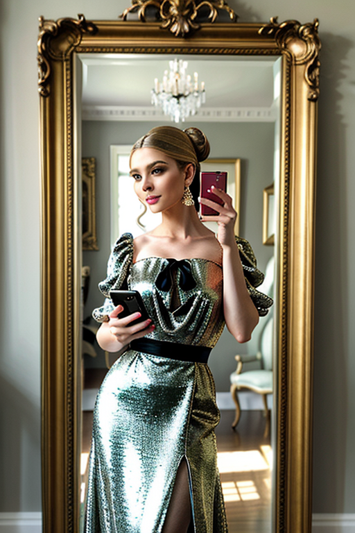 mirror pic girl black blur