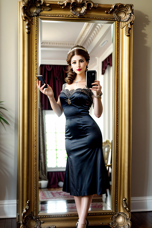 aesthetic mirror selfie girl quotes